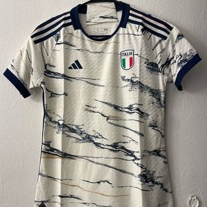 Adidas Italy National Soccer Team Authentic Away Women’s Jersey Size Small